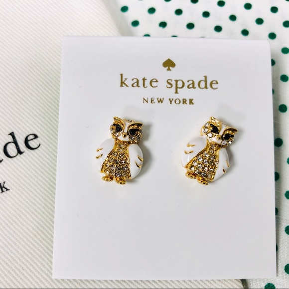 KATE SPADE • Owl Stud Earrings - Picture 2 of 7